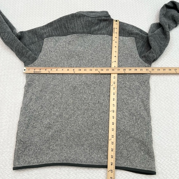 Patagonia Pullover Gray Better Sweater 1/4 Zip Fleece Outdoor Layer - Mens LARGE - Picture 7 of 7